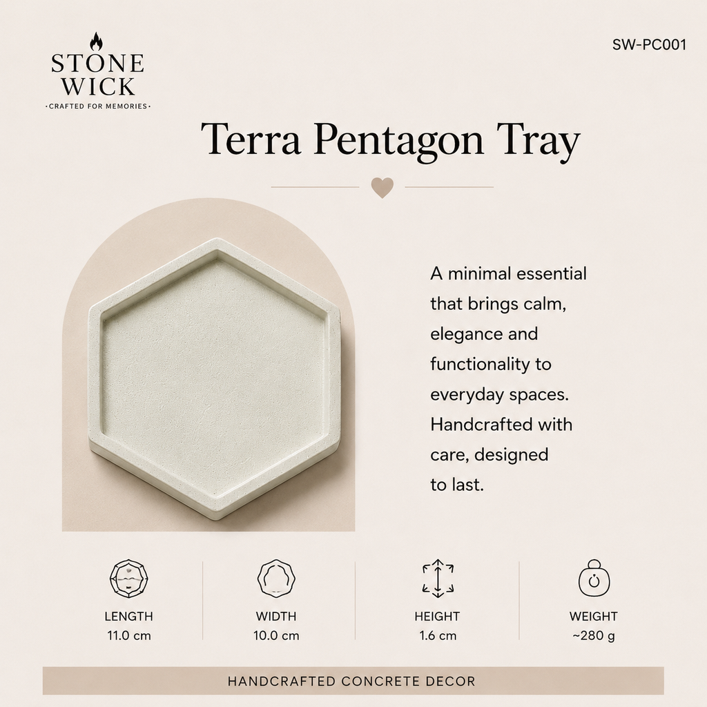 Terra Pentagon Tray