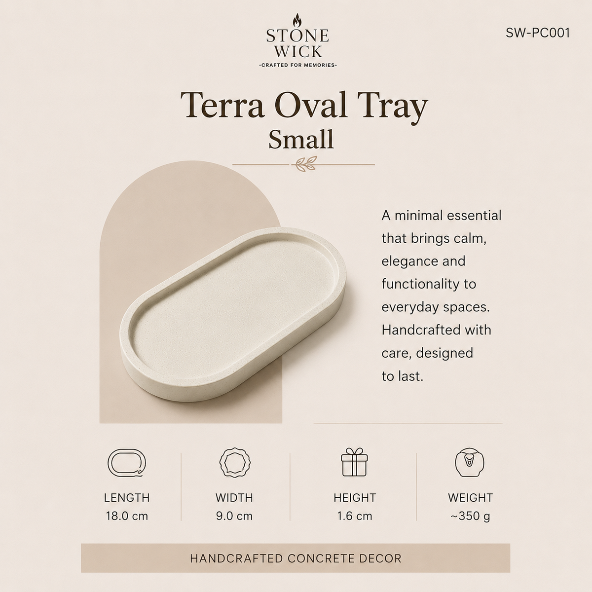 Terra Oval Tray